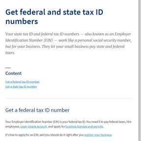 Get an Employer Identification Number (EIN).
