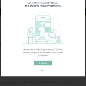 Get familiar with Creativepool's site.