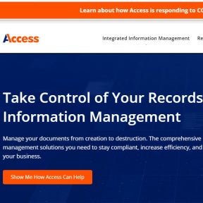 Consider using an information and records management service.