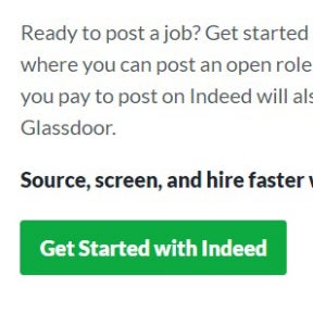 Post your jobs on Indeed.