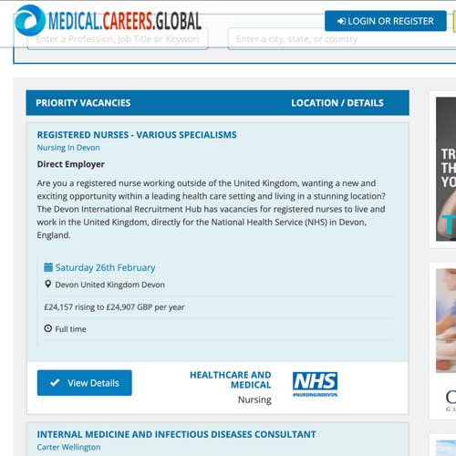 How to Post a Job on Global Medical Careers: