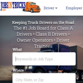 Go to JobsInTrucks.com.
