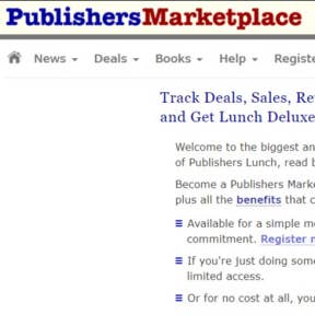Go to publishersmarketplace.com.