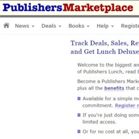 Go to publishersmarketplace.com.