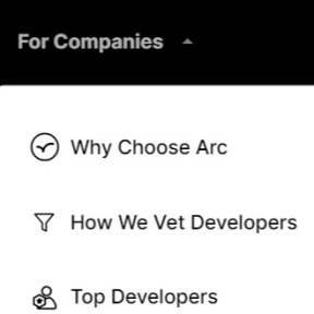 Go to the Arc home page.