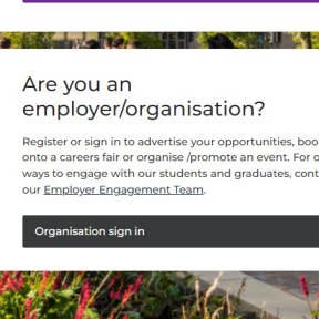 Go to the CareersConnect home page.