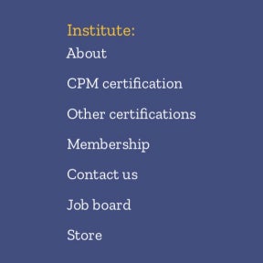 Go to the Institute of Real Estate Management home page.
