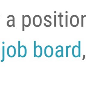 Go to the "Job Board" page.
