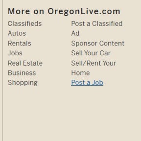 Go to The Oregonian Jobs' hiring portal.