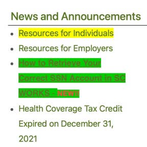 Go to the SC Works jobs page.