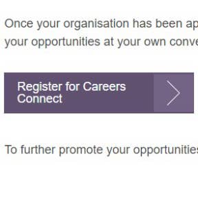 Go to the Careers Connect home page.