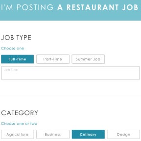 Create your job post.