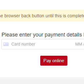 Finalize your order.