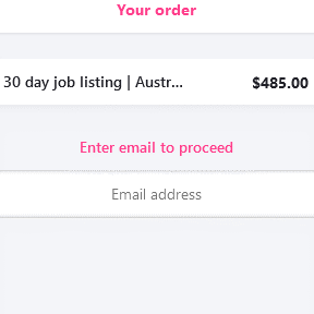 Pay for your job post.
