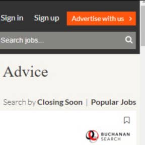 Click on "Advertise with us."
