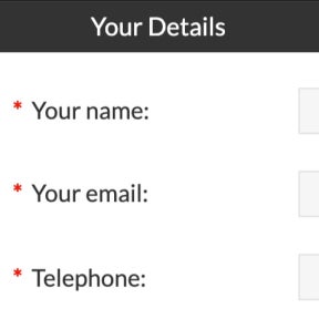 Enter your details.