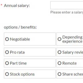 Complete your job posting.
