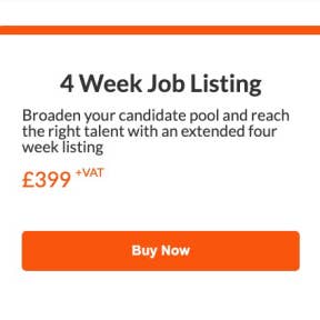 Select a job posting package.