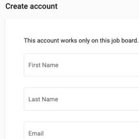 Create an account.