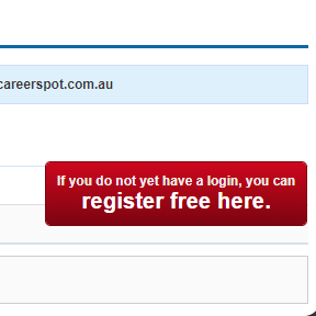 Register as an employer.