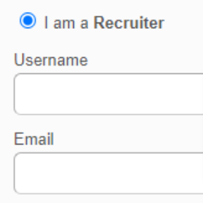 Register as an employer.
