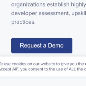 Click on "Request a Demo."