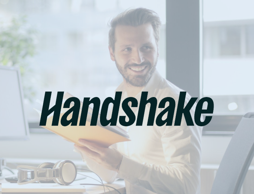 Handshake logo.