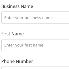 Create an account.