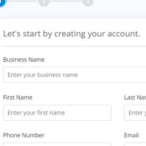 Create an account.