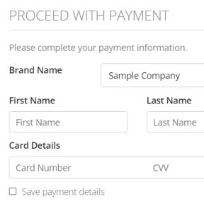 Make the payment.
