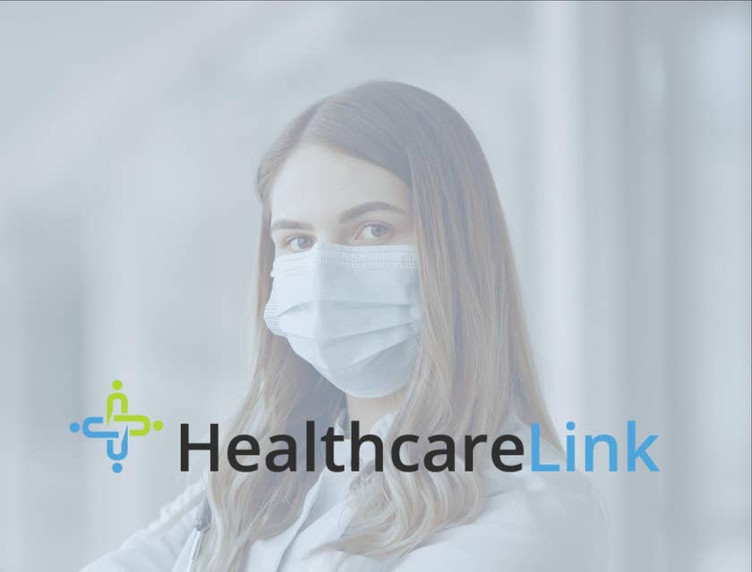 HealthcareLink logo.