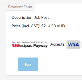 Pay for your job post.
