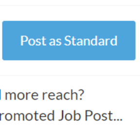 Select a job posting package.