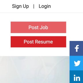 Navigate to the HealthJobHub home page.