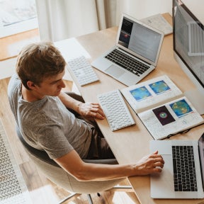Provide guidance on how to set up a home office.