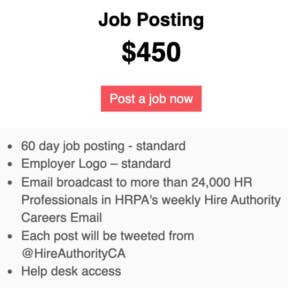 Select a job posting package.