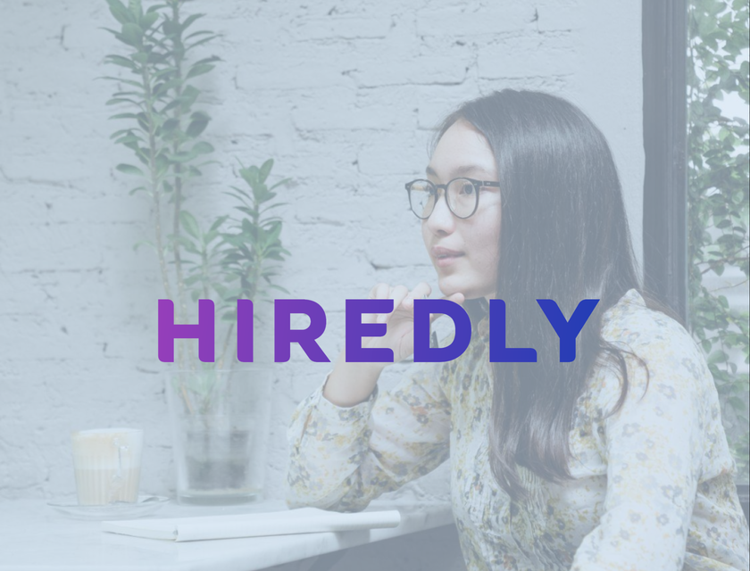 Hiredly logo.