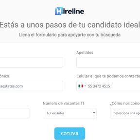 Llena el formulario.