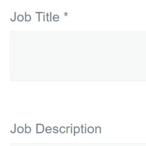 Create your job ad.