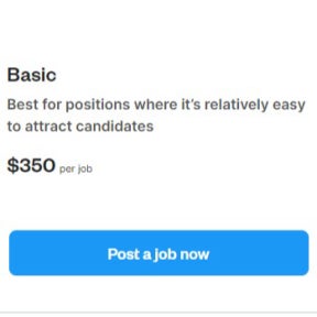 Select a posting plan.