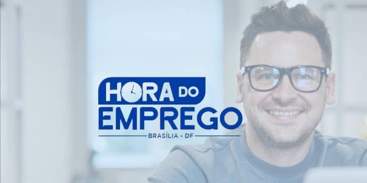 Logotipo do Hora do Emprego DF.