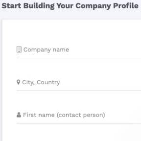 Create your account.