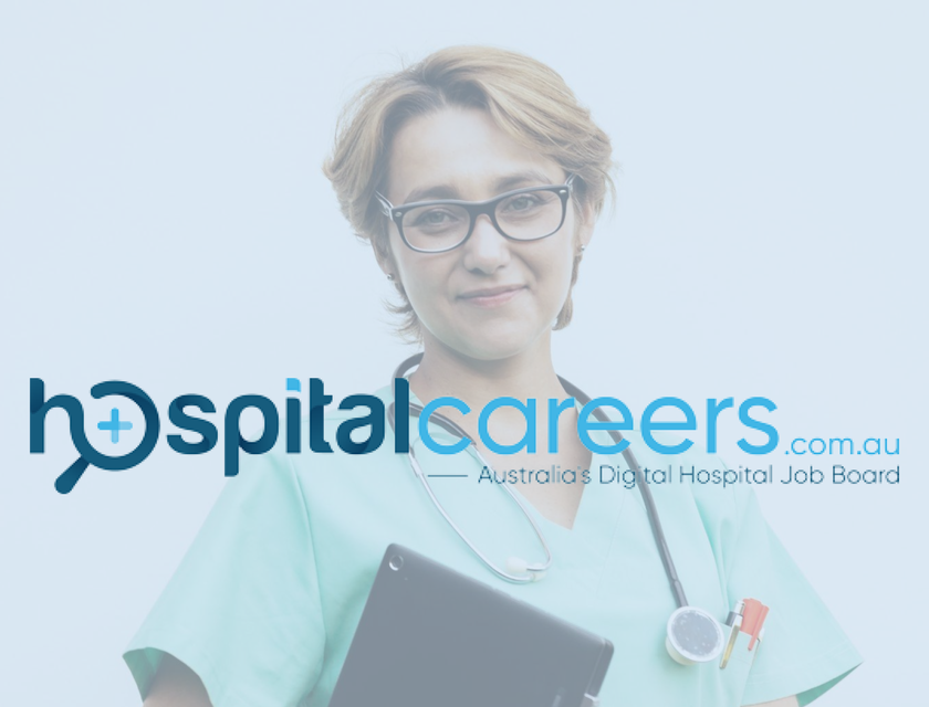 Hospital Careers logo.
