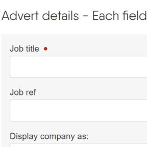 Create your job post.