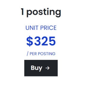 Select a job posting plan.