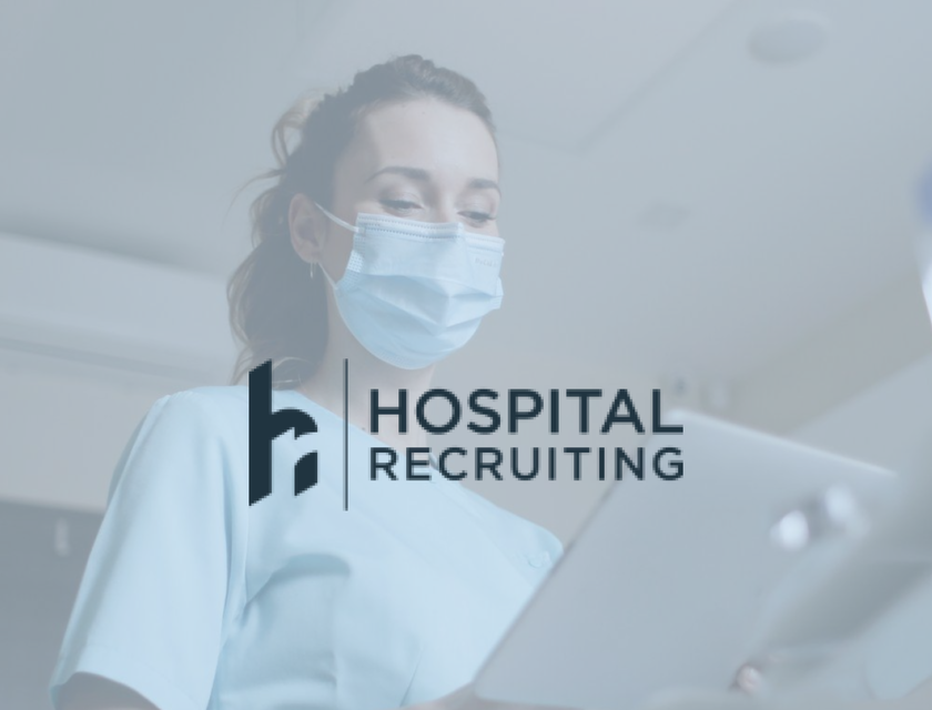 HospitalRecruiting.com logo.