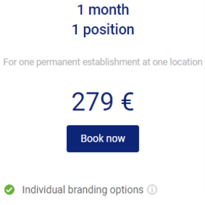 Select a job posting plan.