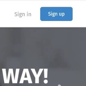 Click on "Sign Up."