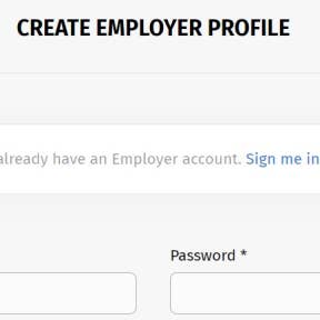 Create an account.