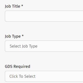 Create your job post.